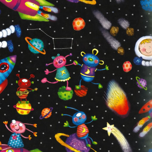 Picture of WRAPPING PAPER SPACE 50X70CM